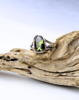 Matrix Boulder Opal Silver Ring
