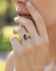 Matrix Boulder Opal Silver Ring