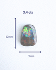 'Sugar Spice' Unset Boulder Opal