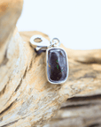 Australian Boulder Opal Rectangle Silver Bracelet Charm