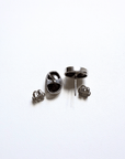 Sculptured Boulder Opal Silver Stud Earrings