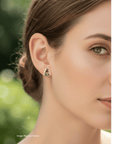 Boulder Opal Picture Silver Stud Earrings