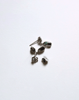 Boulder Opal and Peridot Silver Drop Earrings