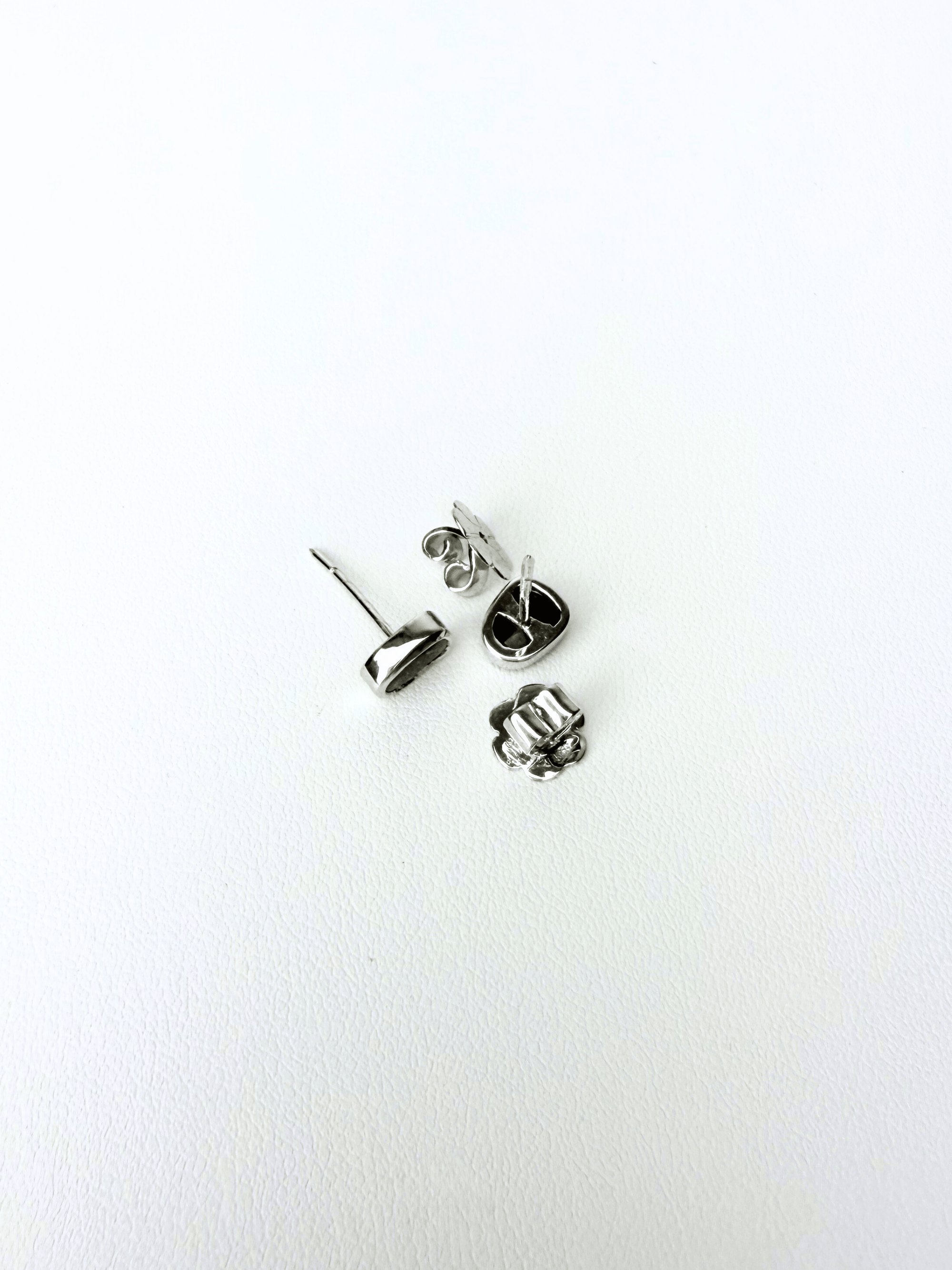 Boulder Opal Multi Sparkle Silver Stud Earrings