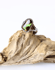 Matrix Boulder Opal Silver Ring