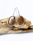 Boulder Opal 'Angel Stone' Silver Hook Earrings