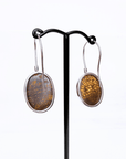 Boulder Opal 'Angel Stone' Silver Hook Earrings