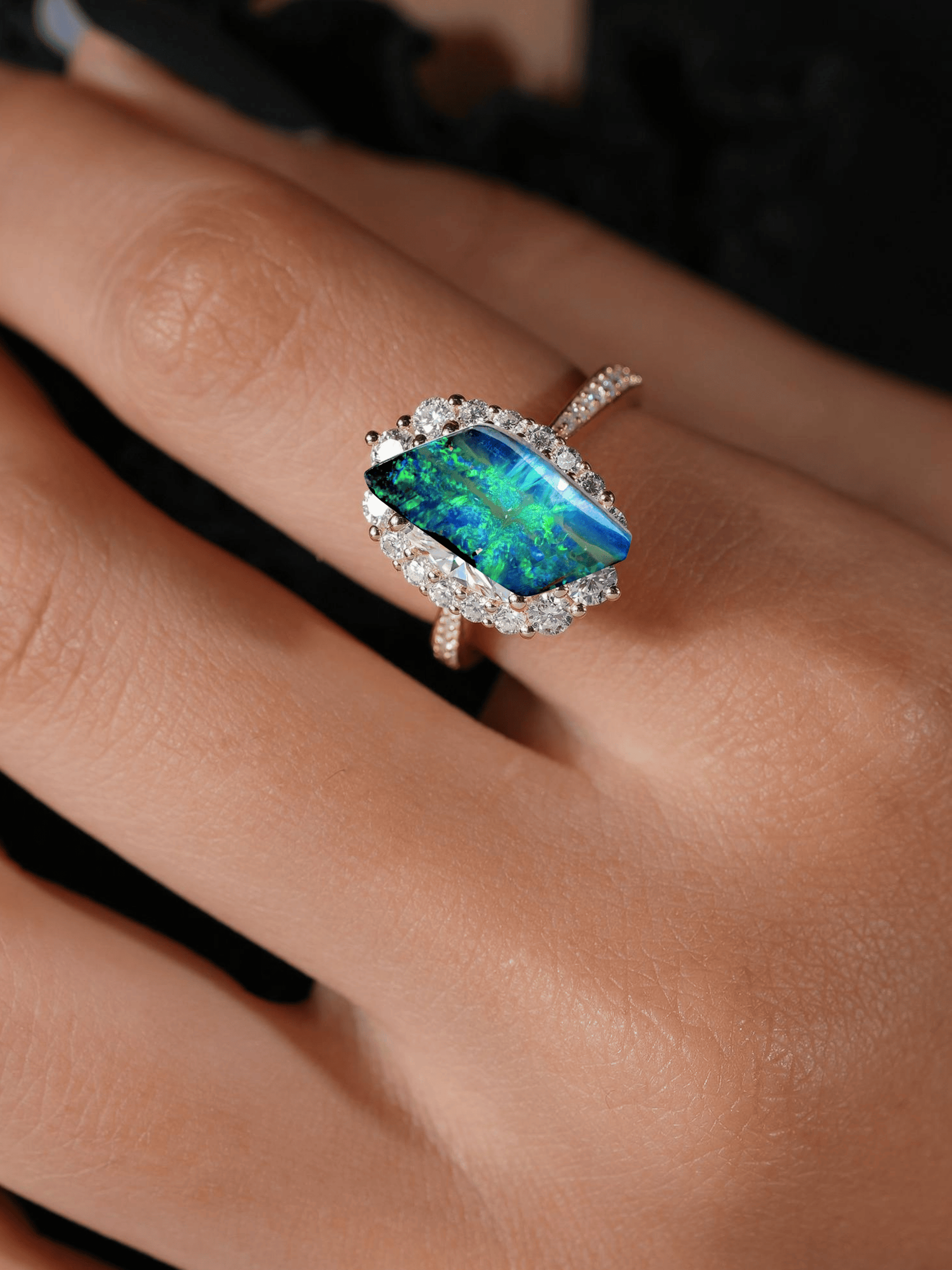 &#39;Aquatica&#39; Unset Boulder Opal