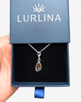 Boulder Opal Tear Drop Silver Bracelet Charm
