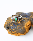Boulder Pipe Opal Silver Ring
