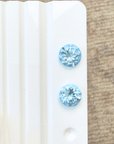 Sky Blue Topaz Pair | 8.9ct | Brilliant Cut | Earring Pair