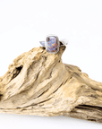 Boulder Opal Colour Flash Silver Ring