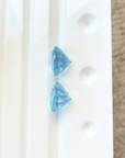 Sky Blue Topaz Pair | 8.9ct | Brilliant Cut | Earring Pair