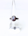 Boulder Opal Colour Flash Silver Ring