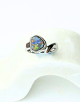 Boulder Opal Bold Colour Silver Ring