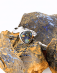 Boulder Opal Bold Colour Silver Ring