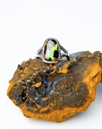 Matrix Boulder Opal Silver Ring