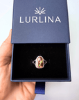Matrix Boulder Opal Silver Ring