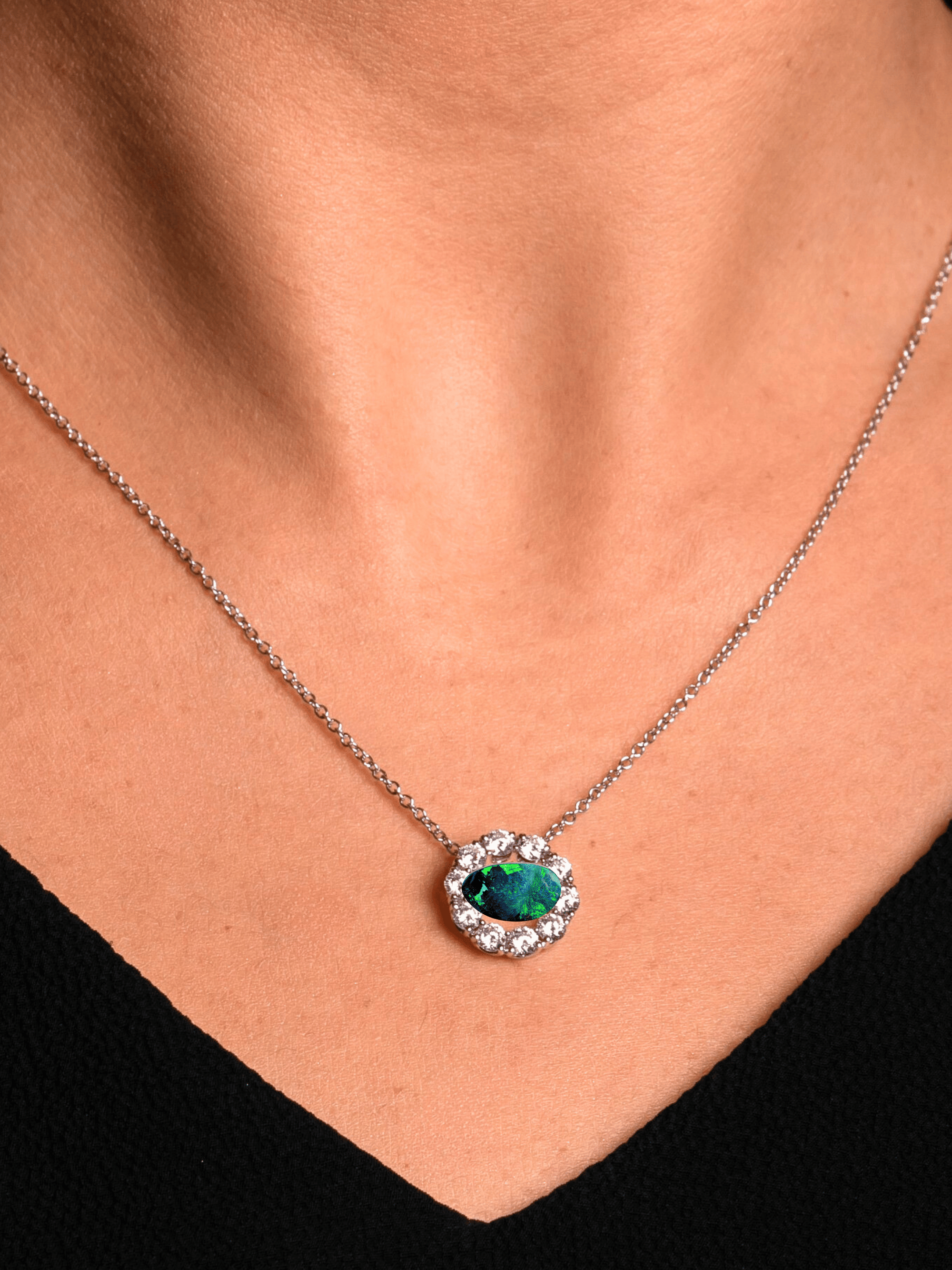 &#39;Green Star&#39; Unset Boulder Opal