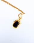 Boulder Opal and Diamond Constellation 18K Gold Pendant