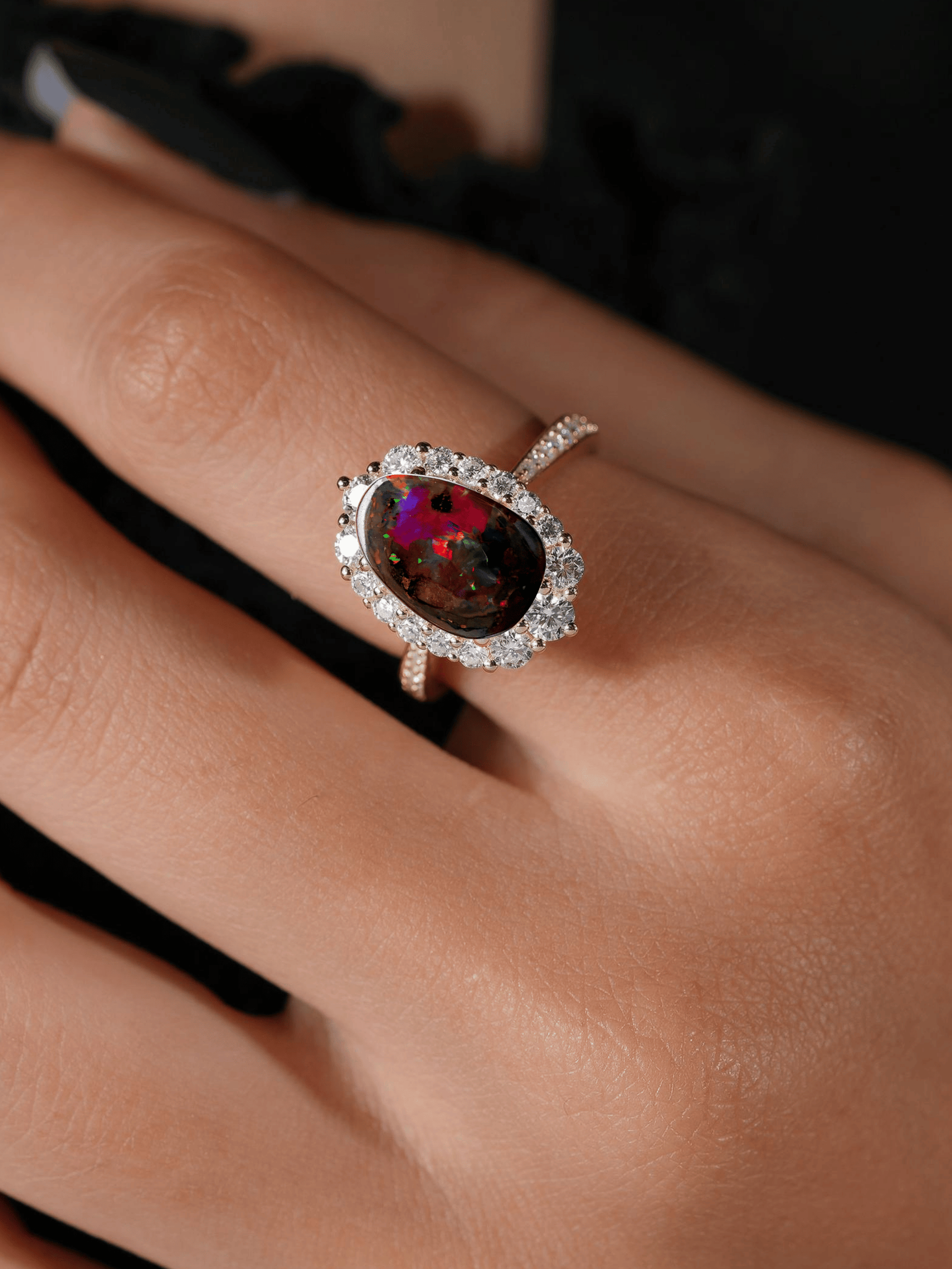 &#39;Dark Horse&#39; Unset Boulder Opal