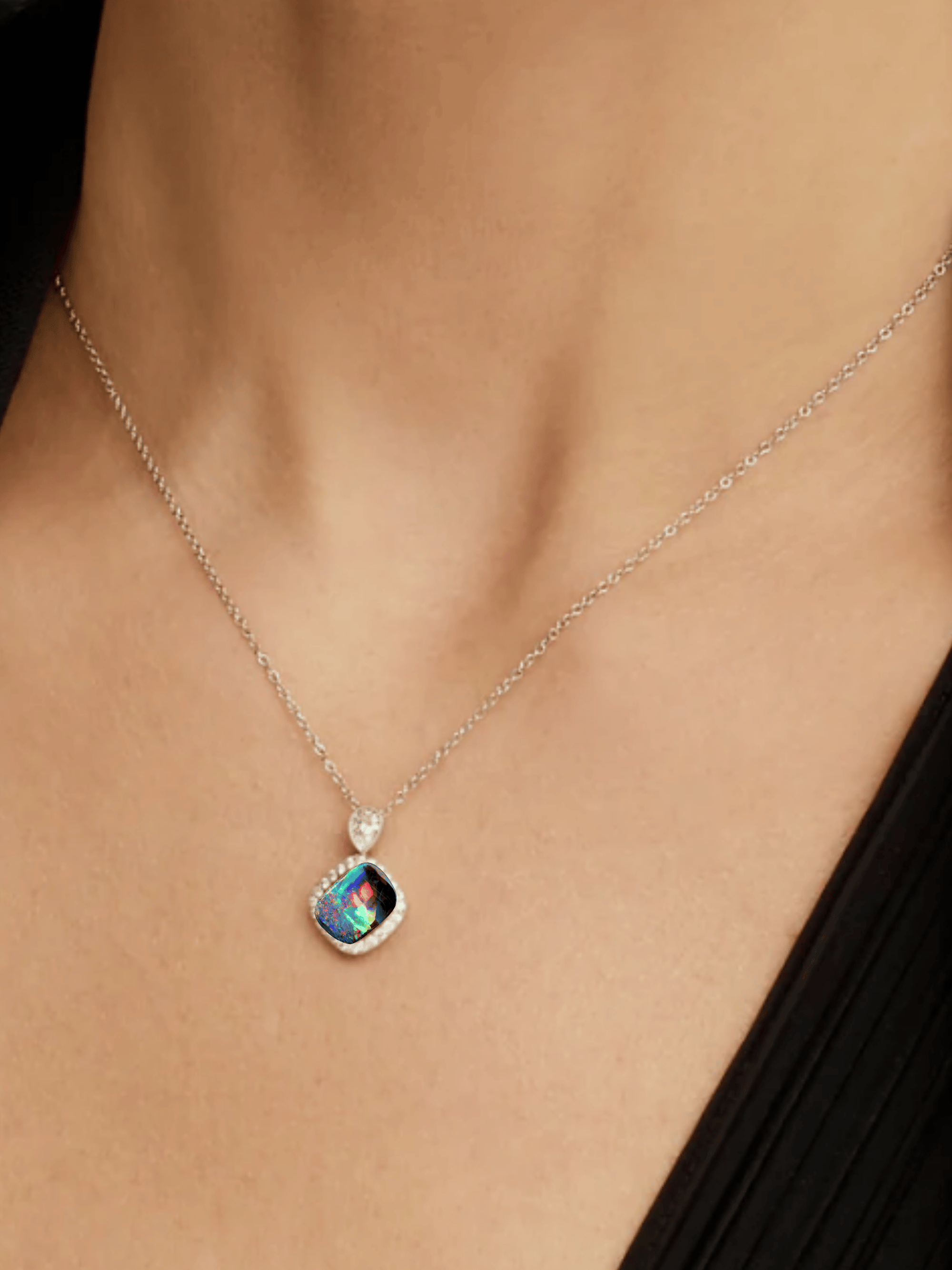 &#39;Rainbow Unicorn&#39; Unset Boulder Opal