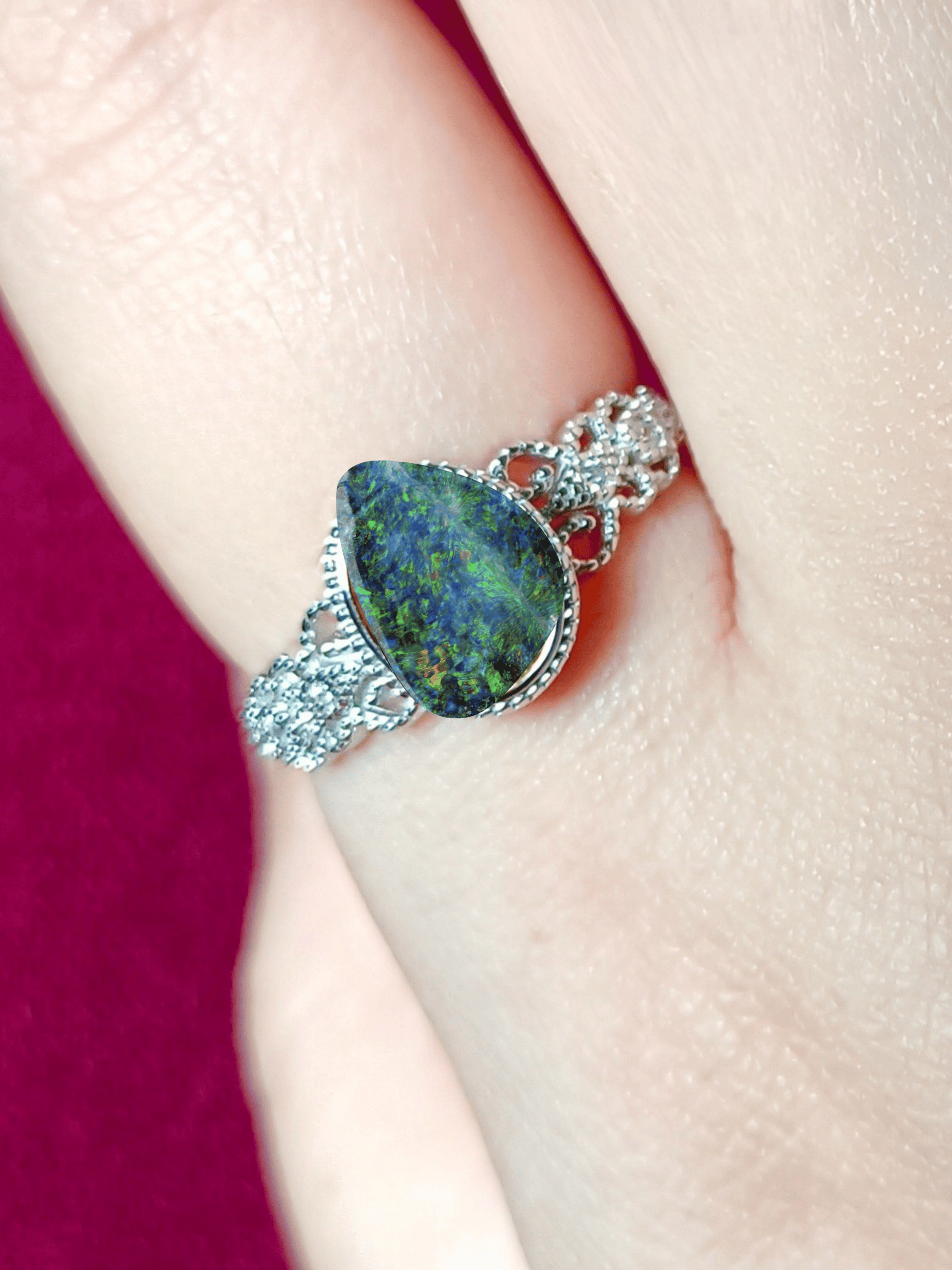 &#39;Fairy Wing&#39; Unset Boulder Opal