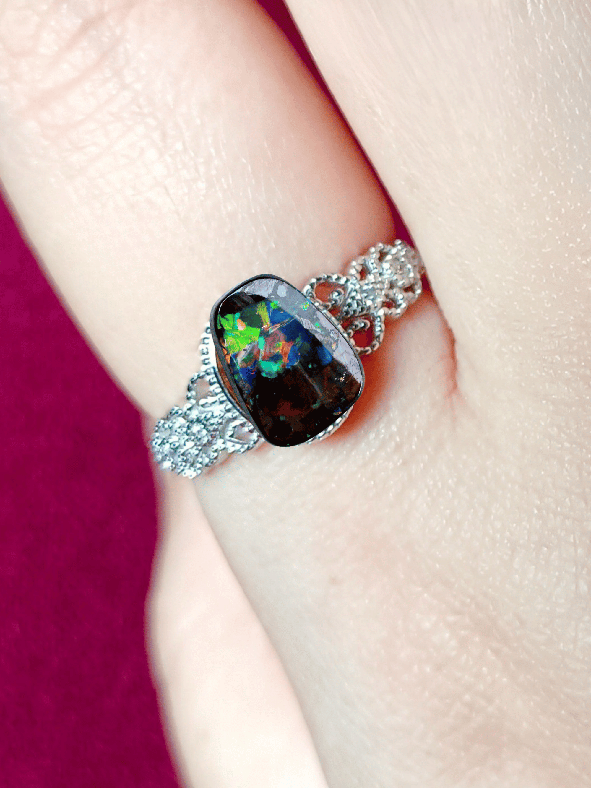 &#39;Sugar Spice&#39; Unset Boulder Opal