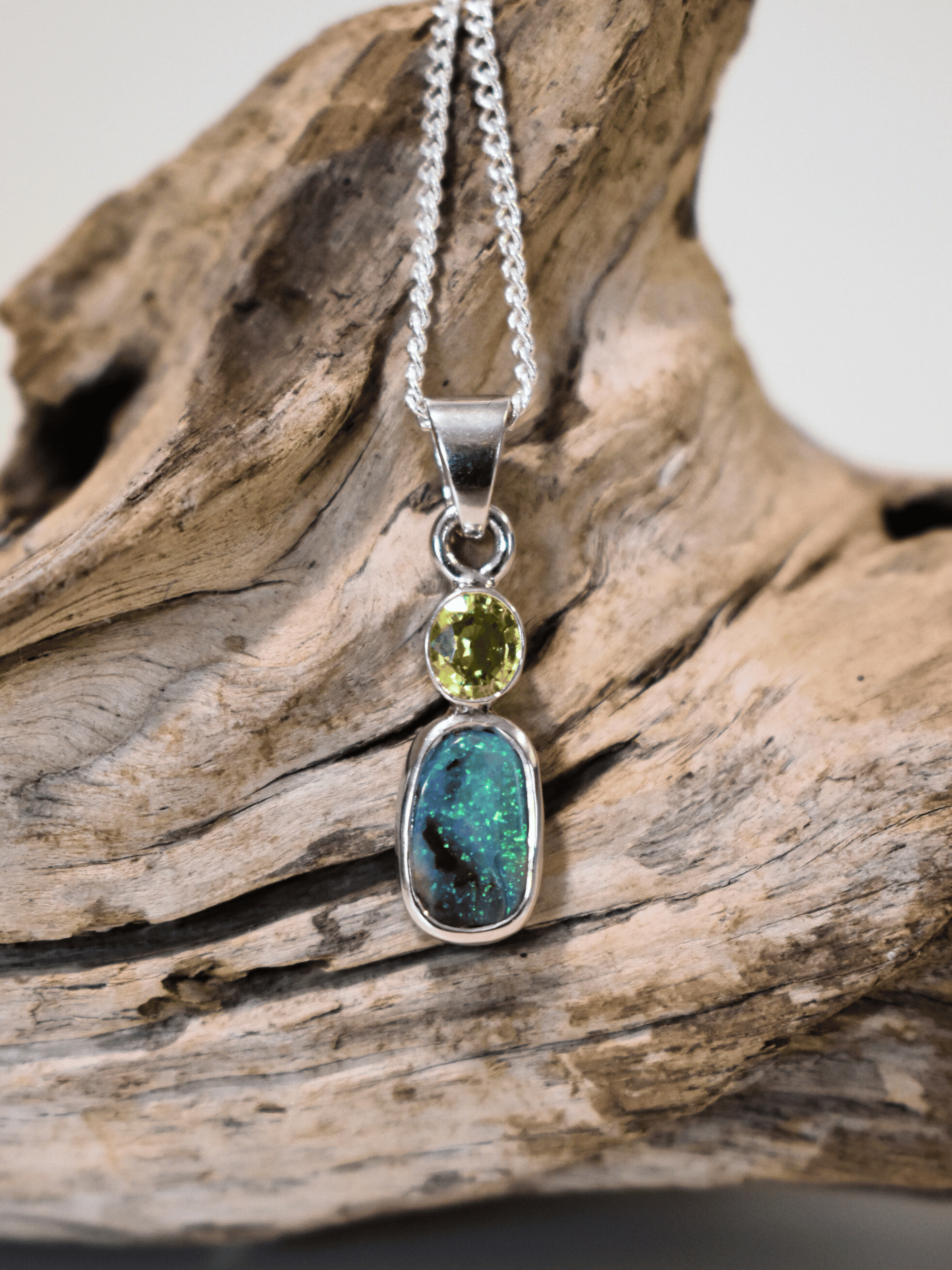 Australian_Boulder_Opal_with_Queensland_Yellow_Sapphire_Silver_Pendant