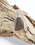 Boulder Opal Triangle Silver Pendant