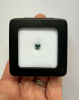 0.81ct Parti Australian Yellow Blue Sapphire Square-Emerald-cut
