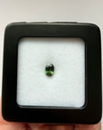 1.31ct Green Australian Sapphire Oval-cut