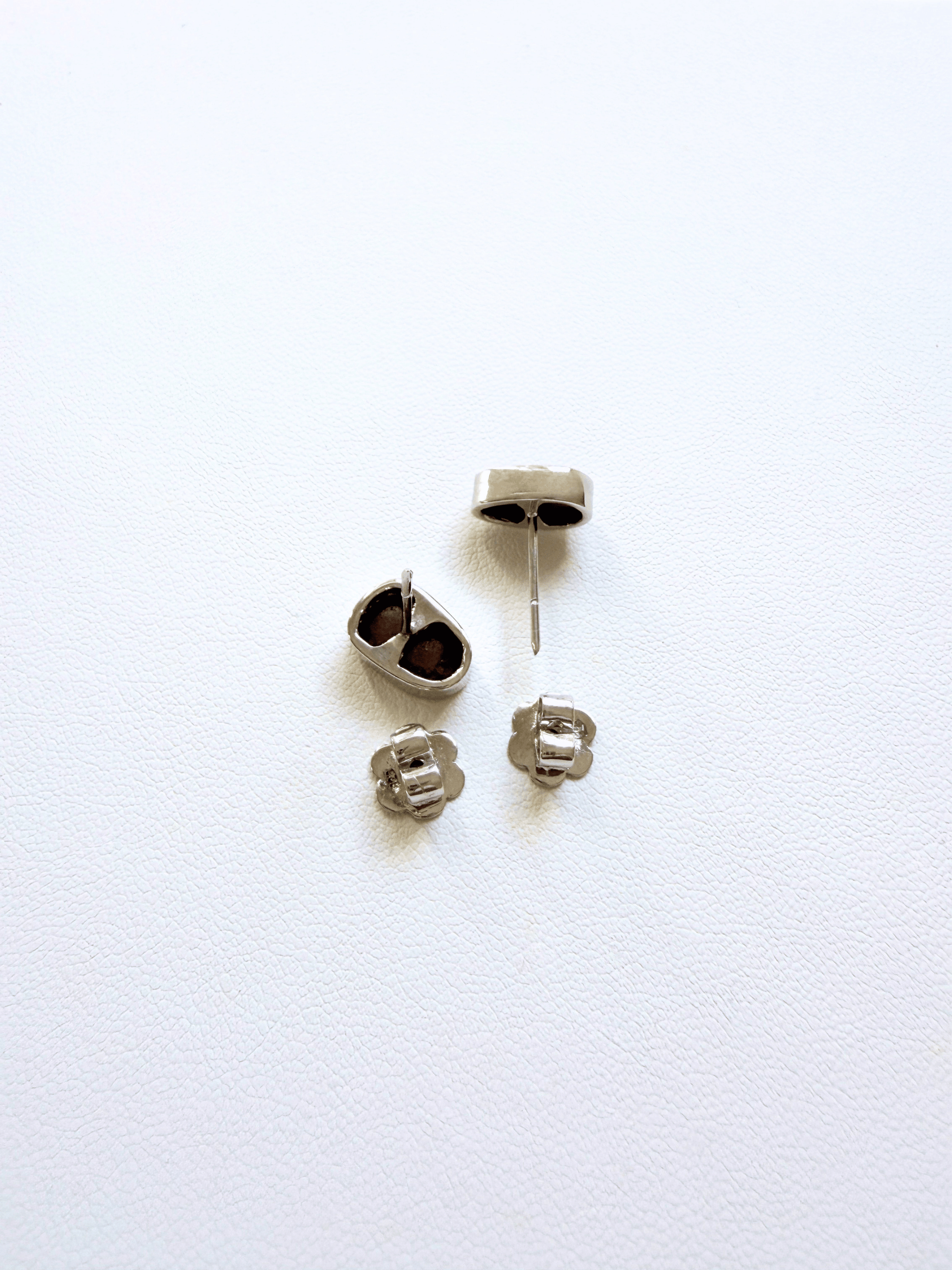 Boulder Opal Oval Silver Stud Earrings