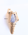 Iolite and Boulder Opal Silver Sail Pendant