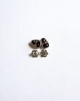 Boulder Opal Teardrop Sparkle Silver Stud Earrings
