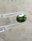 1.46ct Green Australian Sapphire Oval-cut