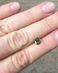 0.92ct Green Australian Sapphire Brilliant-cut