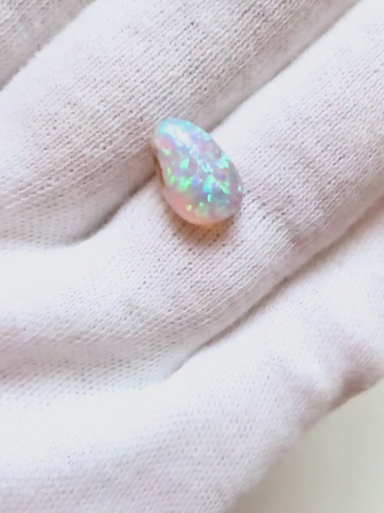 Pink Green White Qld Crystal Pipe Opal Video
