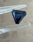 1.24ct Dark Blue Australian Sapphire Trilliant-cut