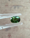 1.31ct Green Australian Sapphire Oval-cut
