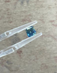 0.81ct Parti Australian Yellow Blue Sapphire Square-Emerald-cut