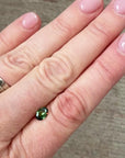 0.69ct Green Australian Sapphire Oval-cut