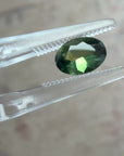0.69ct Green Australian Sapphire Oval-cut