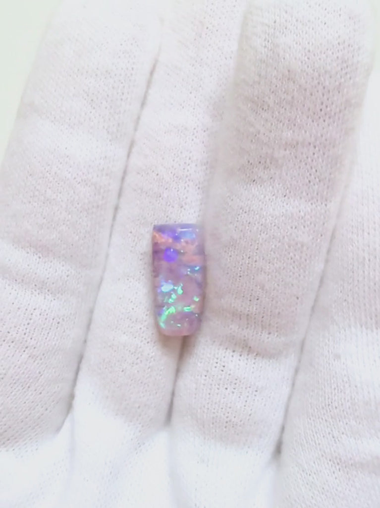 Purple Green Jelly Crystal Qld Pipe Opal Video