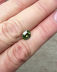 1.46ct Green Australian Sapphire Oval-cut
