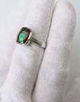 Boulder Pipe Opal Silver Ring