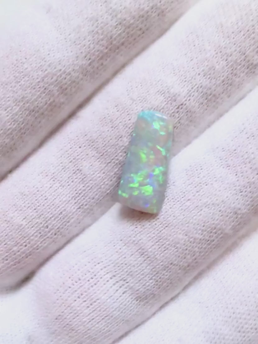 White Blue Green Crystal Pipe Opal Australian Video