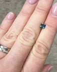 0.81ct Parti Australian Yellow Blue Sapphire Square-Emerald-cut
