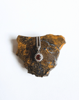 Ruby Halo Silver Pendant
