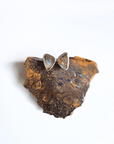 Boulder Opal Triangle Silver Stud Earrings